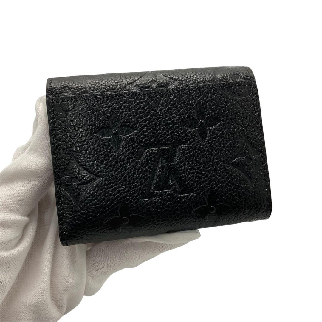 【星】IC ヴィトン財布　モノグラムアンプラント　ポルトフォイユゾエ　ノワール