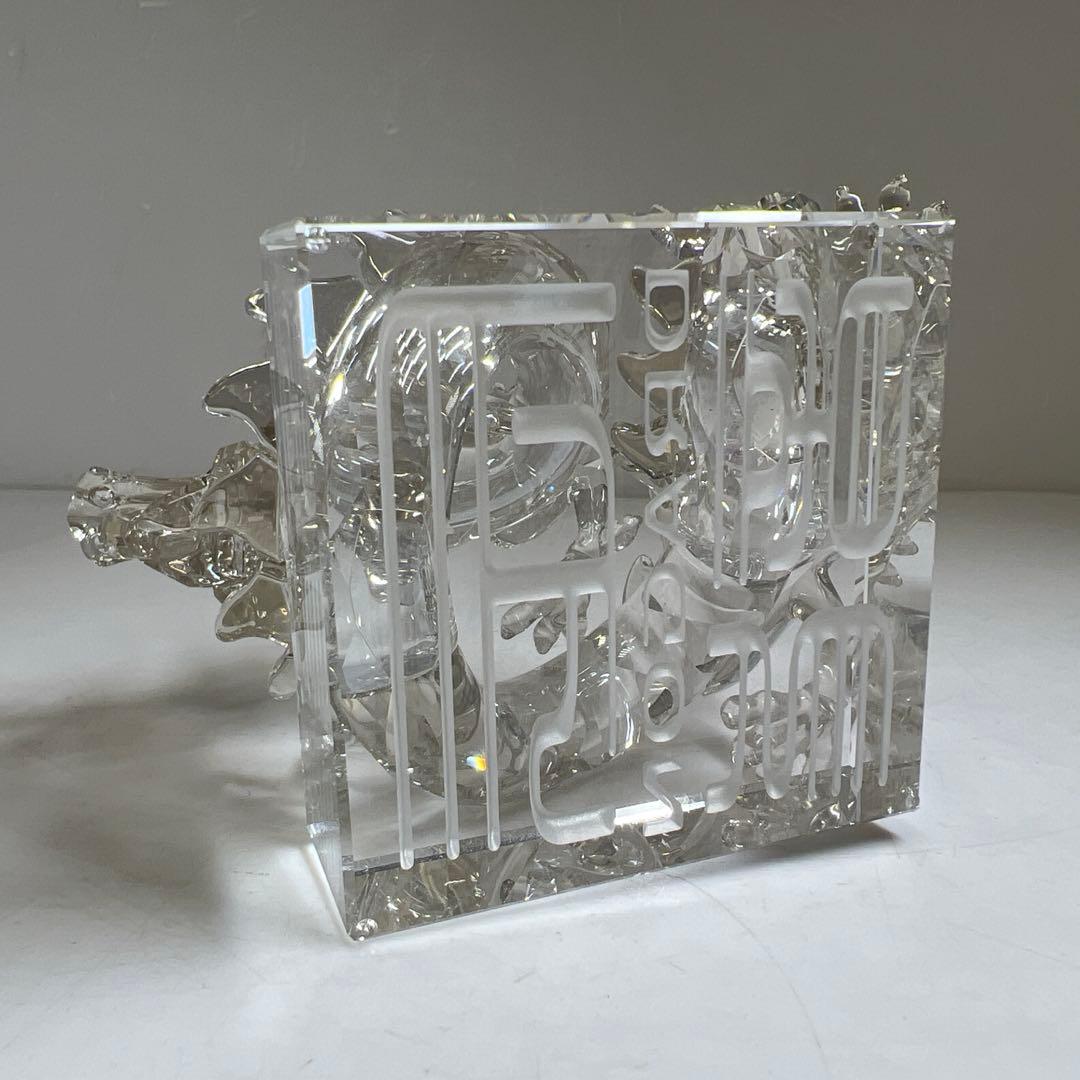 スワロフスキー　ドラゴン　置物　共箱　幅11.5㎝　東な7-1221☆1F