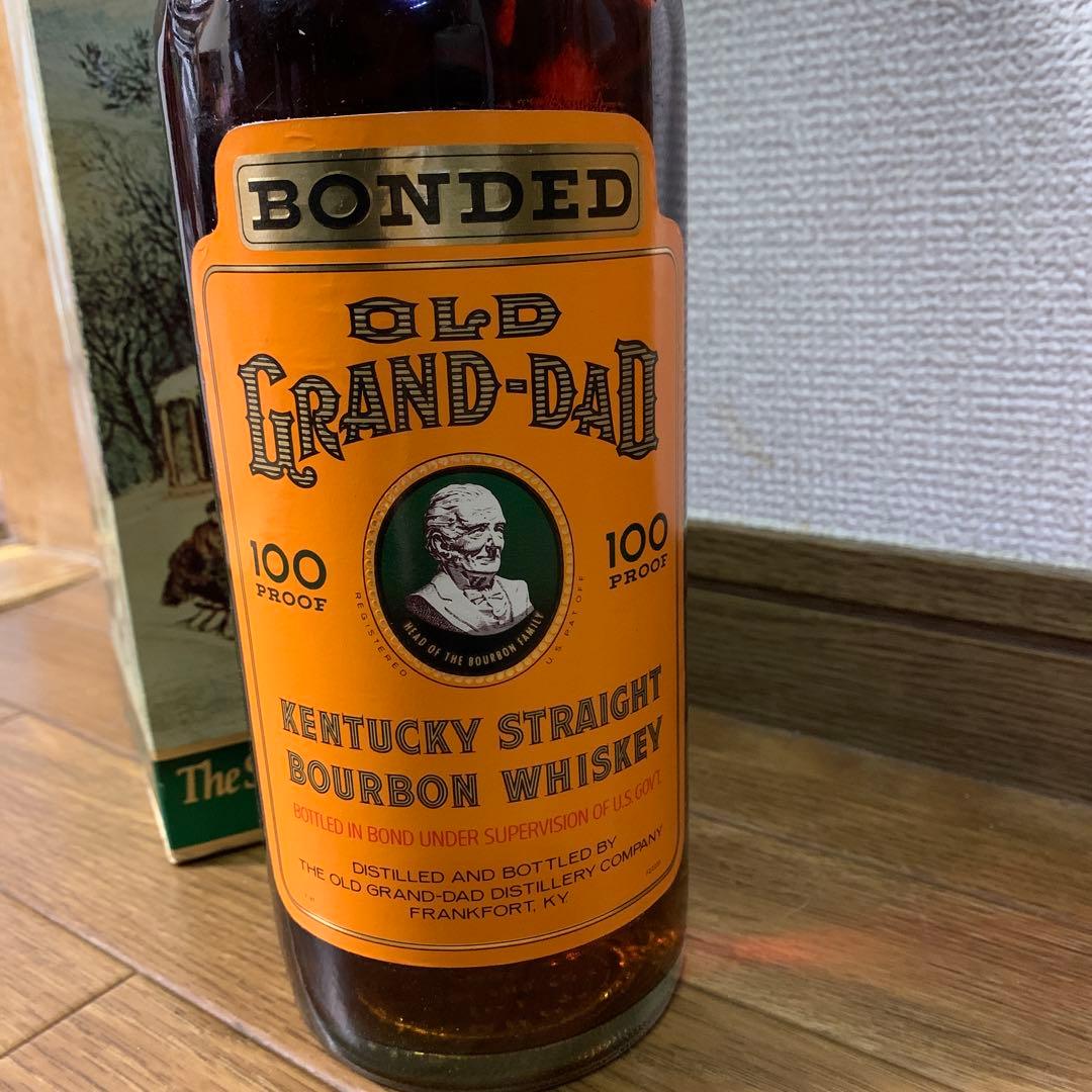 ジ*ル様 OLD GRAND-DAD バーボンウイスキー 1L 100プルーフ