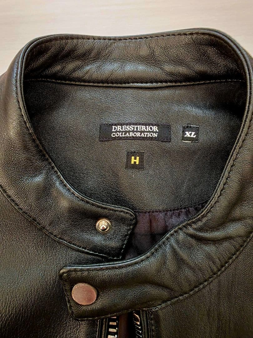 Z*a様 干場義雅×DRESSTERIOR レザーライダースジャケット 極美品