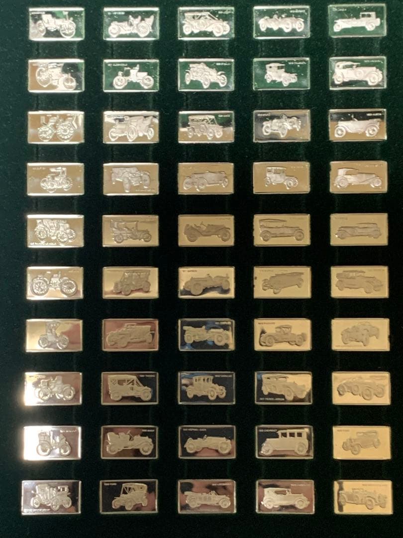 フランクリンミント 偉大なる自動車100種 ミニカーコレクション純銀
