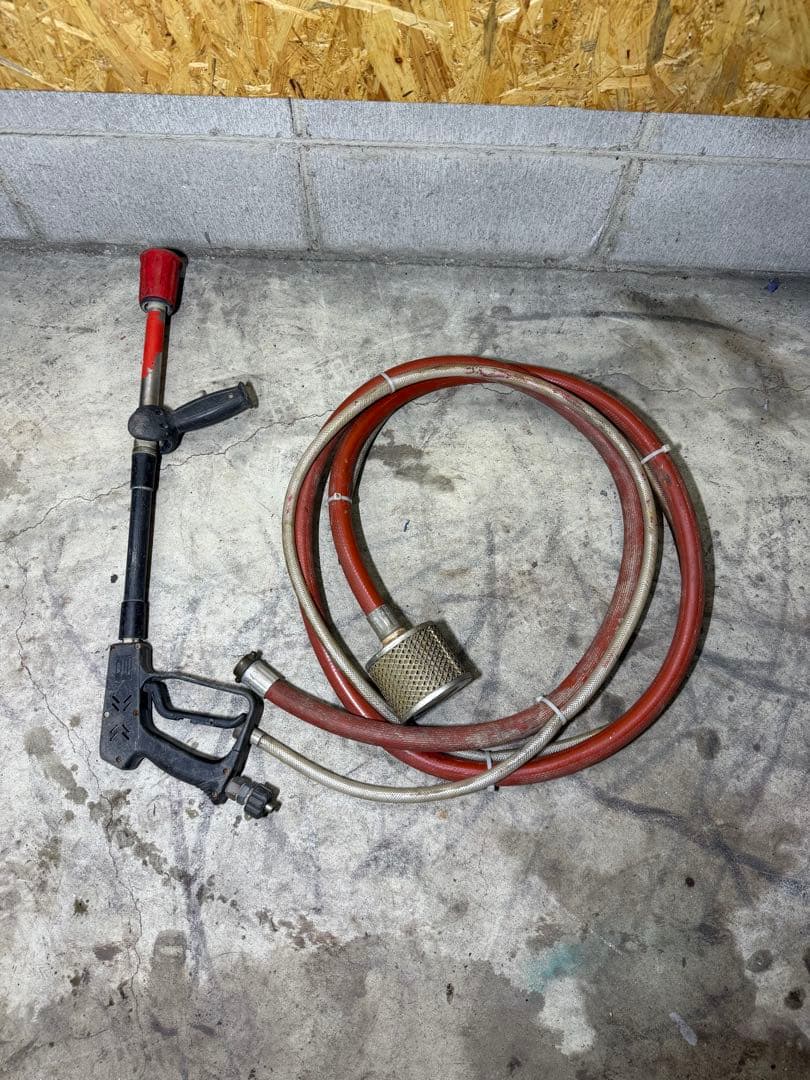 スーパー工業 高圧洗浄機 SEV-2108SSガソリンエンジンフルセット即使用可