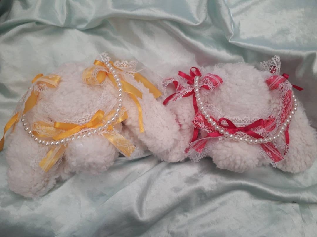 hina様　ぬい服ふわふわうさみみおすわり着ぐるみちびぐるみいつぬいにじぬい