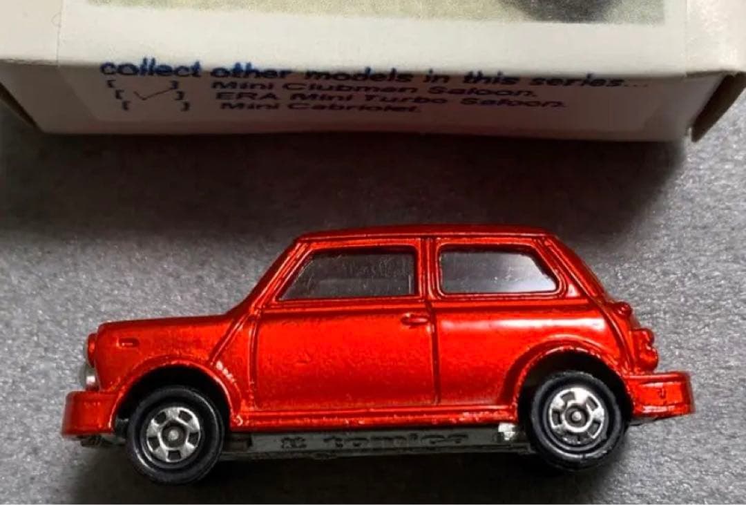トミカ ミニクーパー トラフィック特注 ERAターボ メタリックレッド
