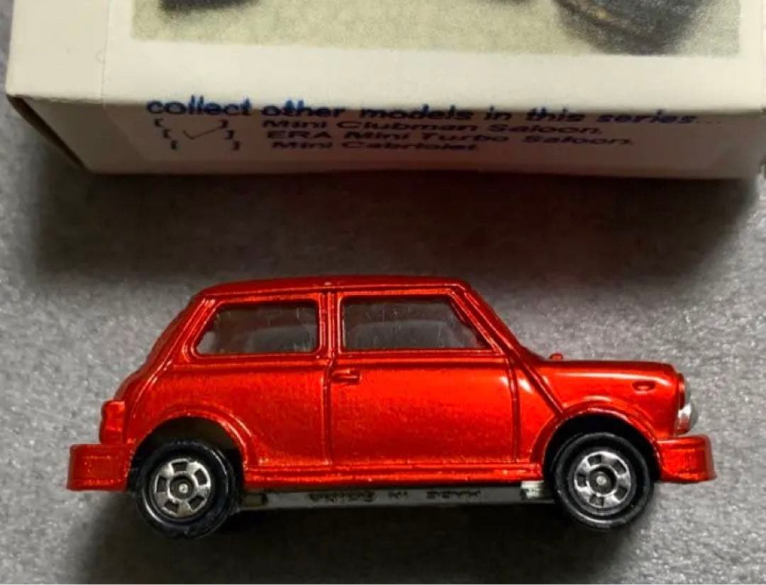 トミカ ミニクーパー トラフィック特注 ERAターボ メタリックレッド