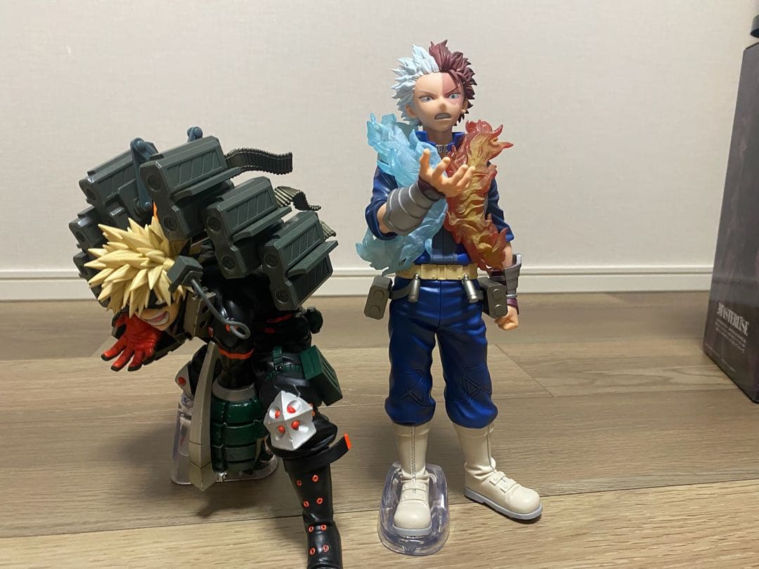 4体 一番くじ 僕のヒーローアカデミア 爆豪勝己 轟焦凍 エンデヴァー ホークス