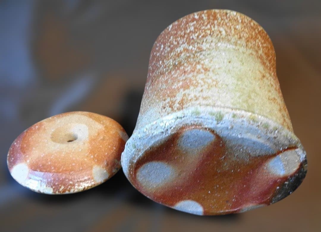 信楽焼 　岩瀬健一　水指