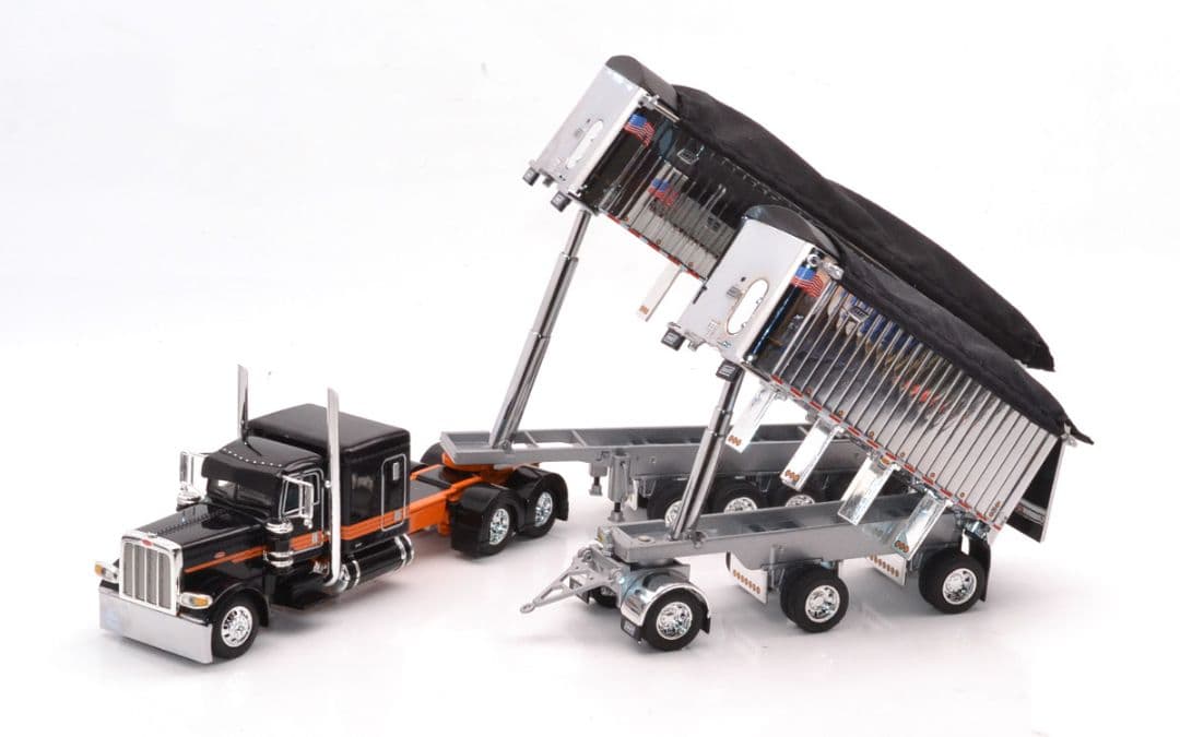 ミシガン31フィート&20フィート・エンドダンプ・トレーラー(ブラック)