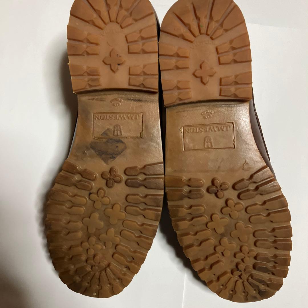 J.M. WESTON ブラウン デッキシューズ