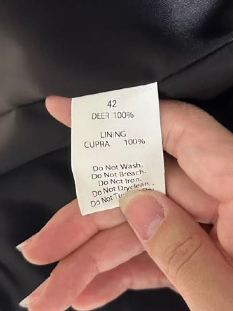 【未使用】FINE CREEK LEATHERS バド　ディアスキン　42サイズ