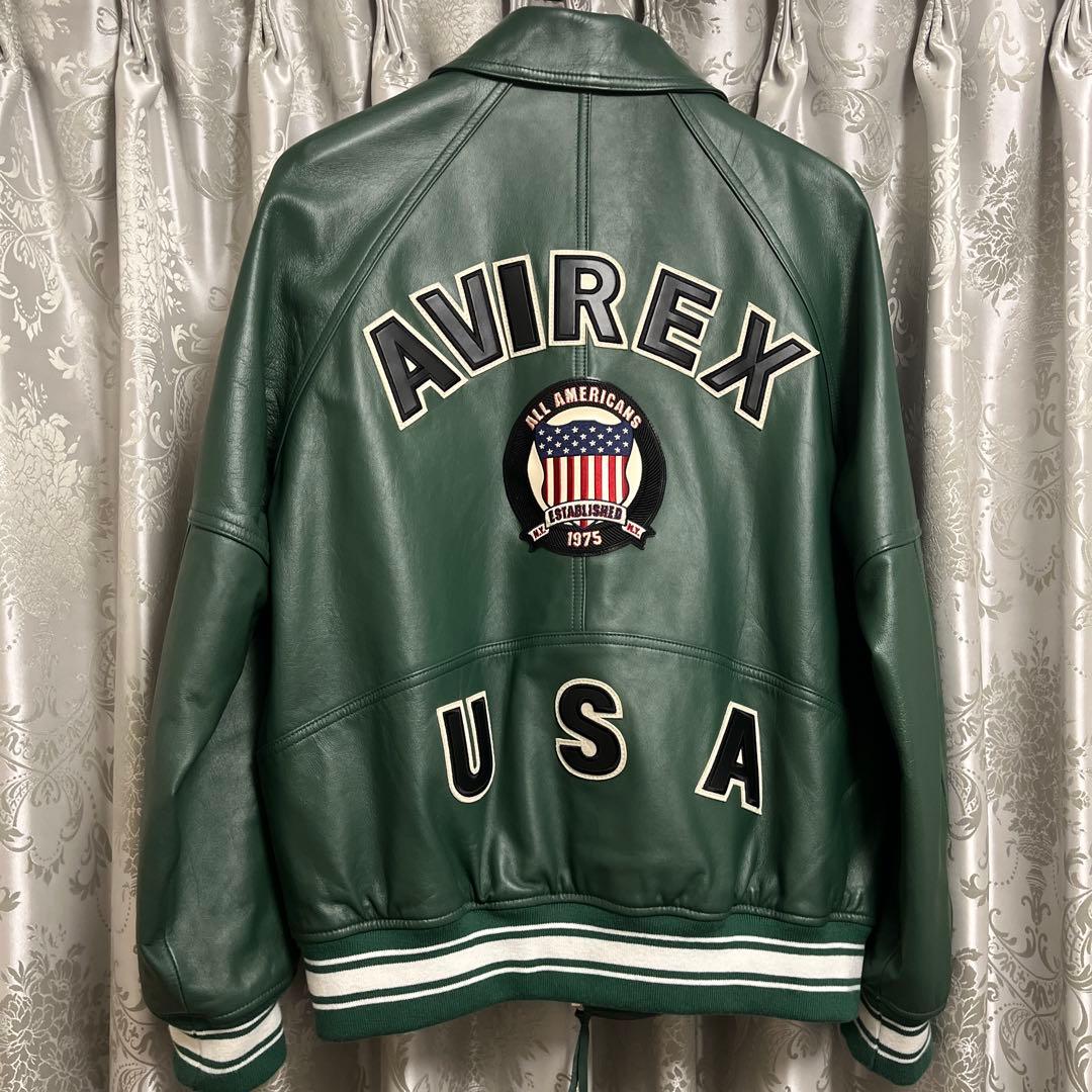 ジャケット・アウター AVIREX LIGHT SIGNATURE VARSITY JACKET