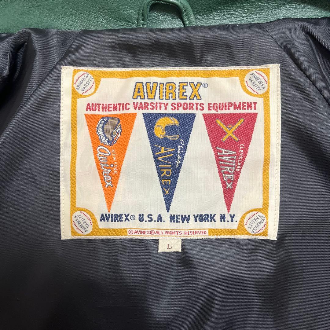 ジャケット・アウター AVIREX LIGHT SIGNATURE VARSITY JACKET