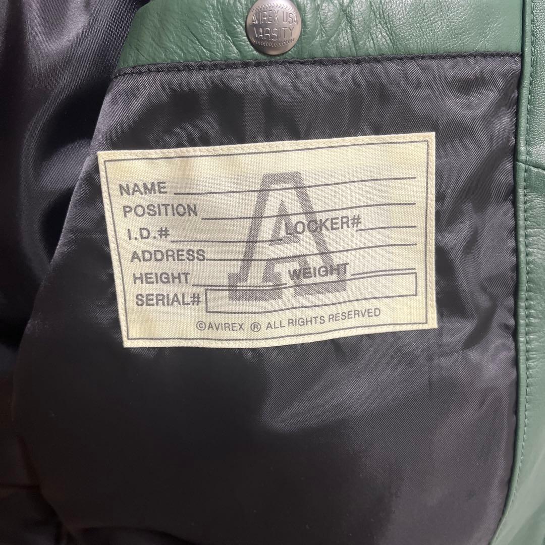 ジャケット・アウター AVIREX LIGHT SIGNATURE VARSITY JACKET