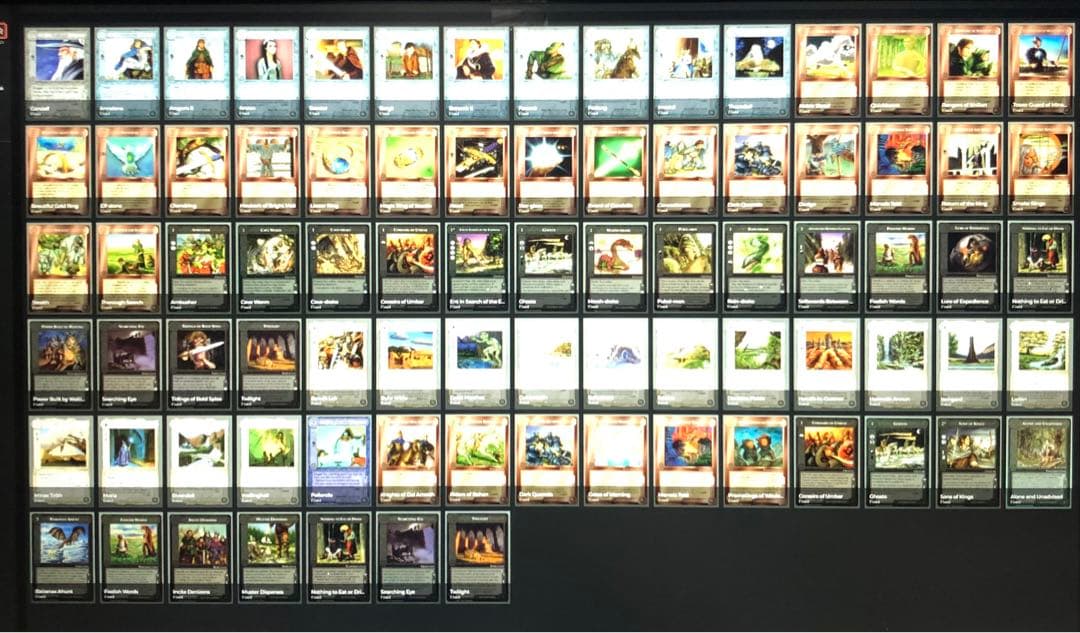 ミドルアース　カード　チャレンジデッキE ccg 指輪物語　希少