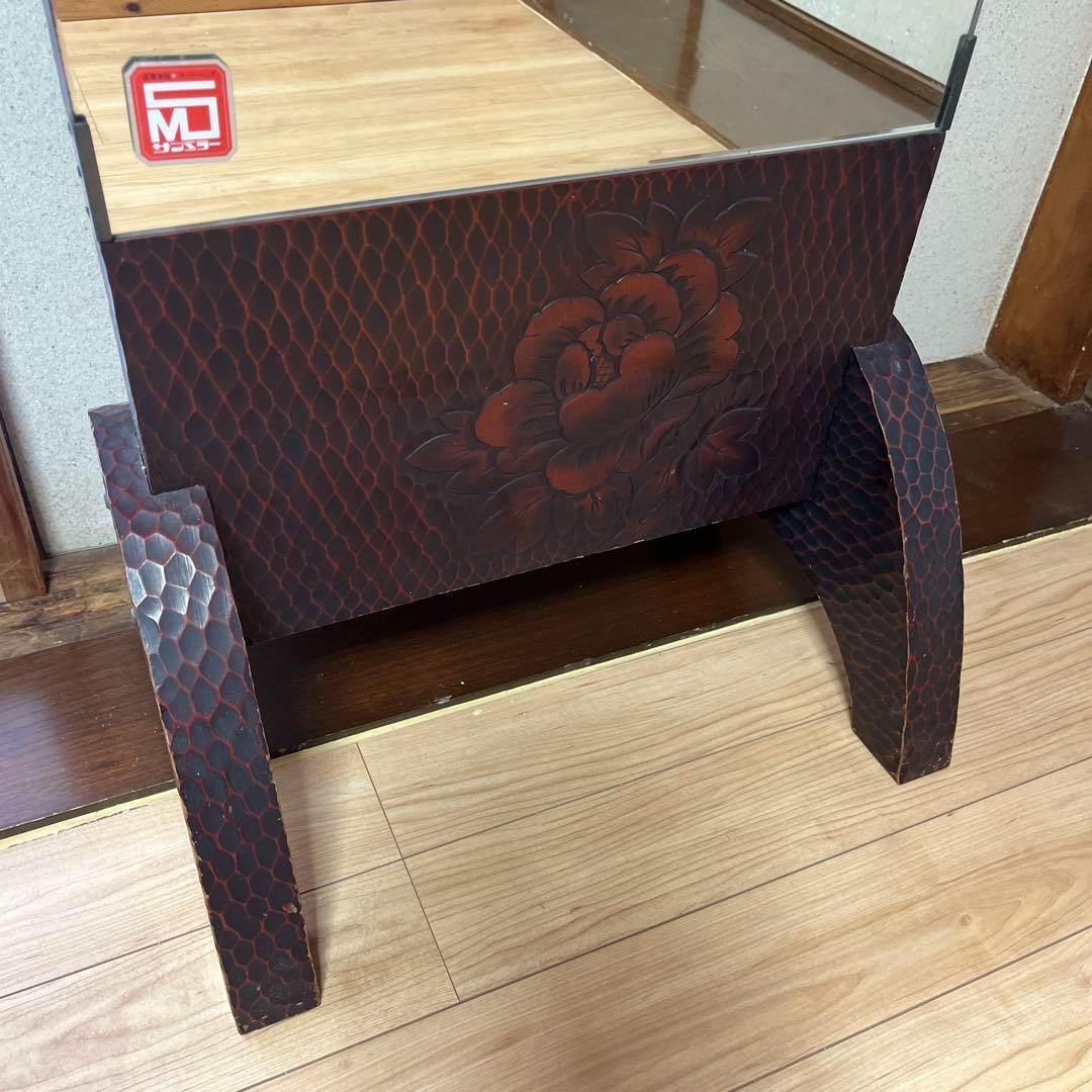 鎌倉彫　姿見　鏡　ミラー