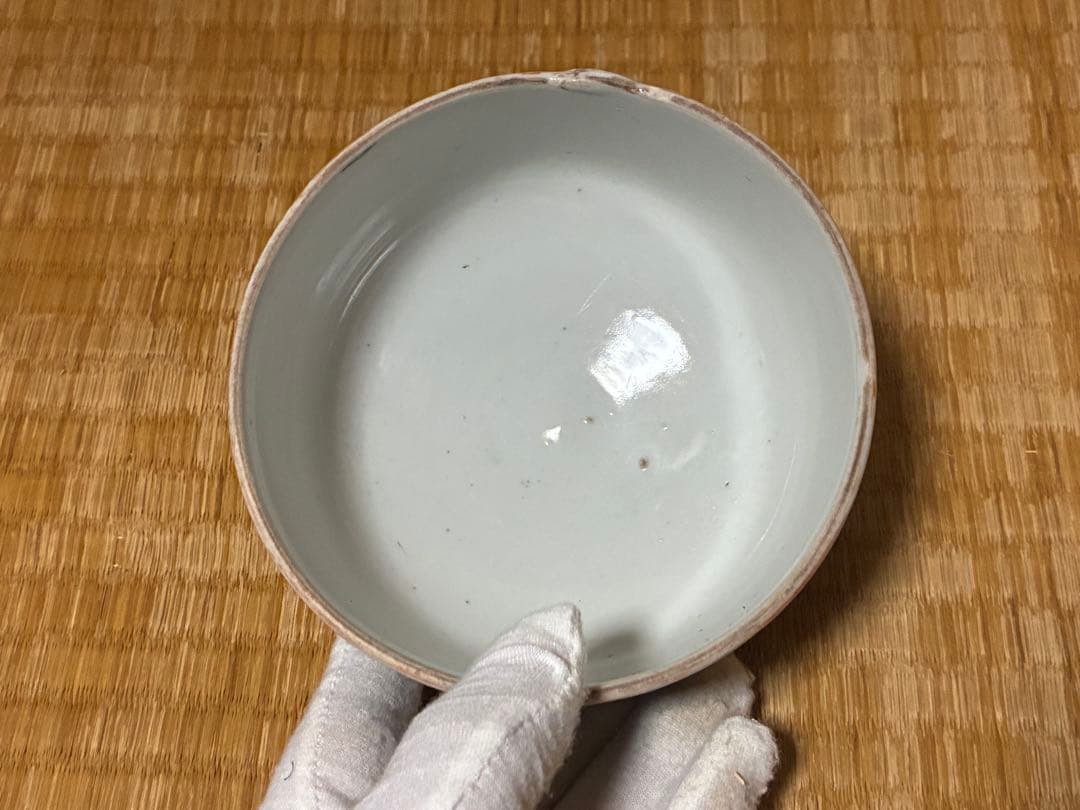 古伊万里 染付 丸紋 蓋物 菓子鉢 時代物