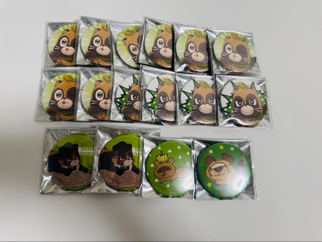 うらたぬき 缶バッジ 198個 まとめ売り ②