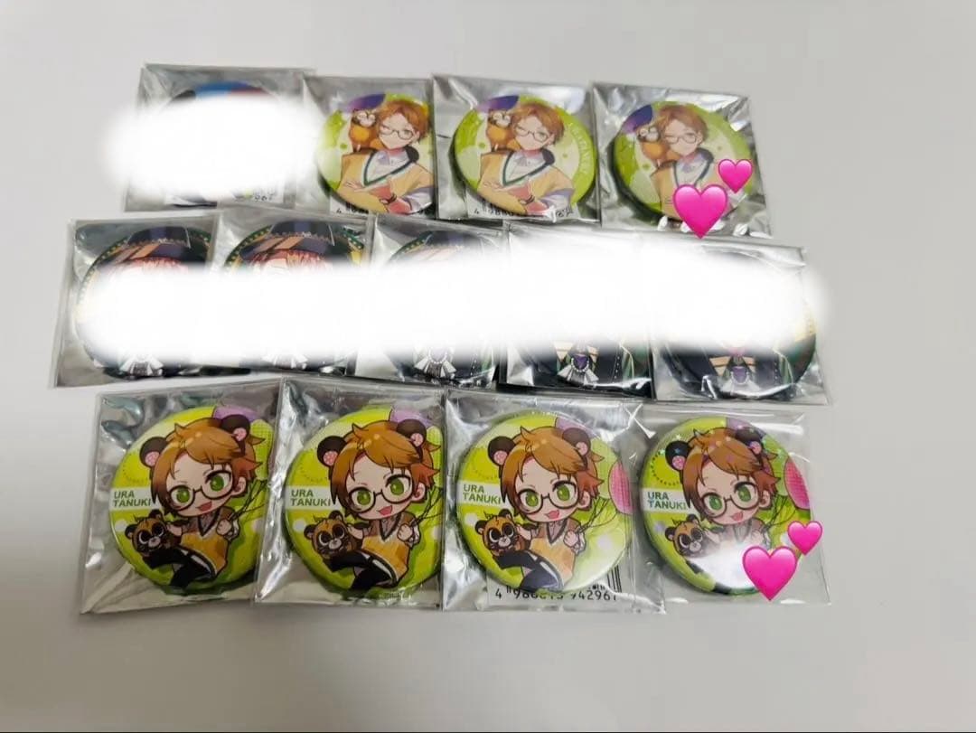 うらたぬき 缶バッジ 198個 まとめ売り ②