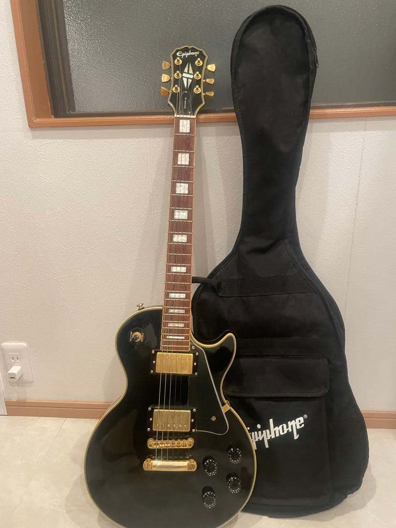 Fシリアル Epiphone レスポールカスタム ブラック