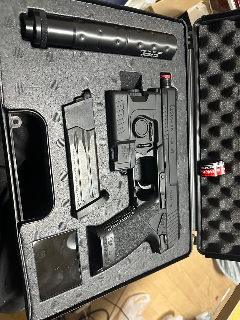 美品　東京マルイ　SOCOM MK23 ガスガン サイレンサー　フルセット