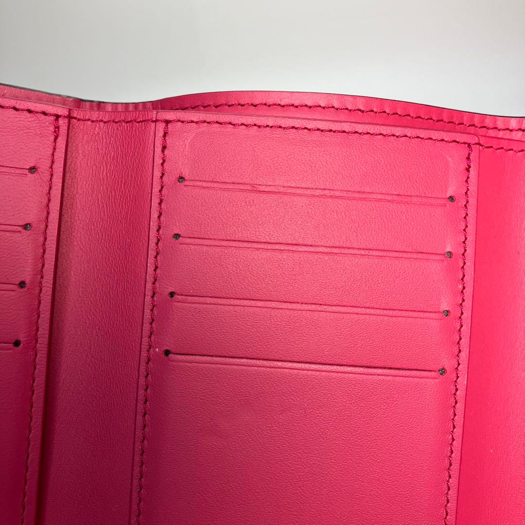 【極美品】ルイヴィトン ポルトフォイユ カプシーヌ コンパクト　マリーヌルージュ