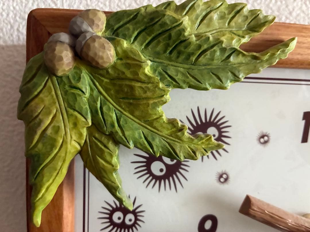 【時計動きます】ジブリ　となりのトトロ　万年カレンダー掛け時計兼置き時計