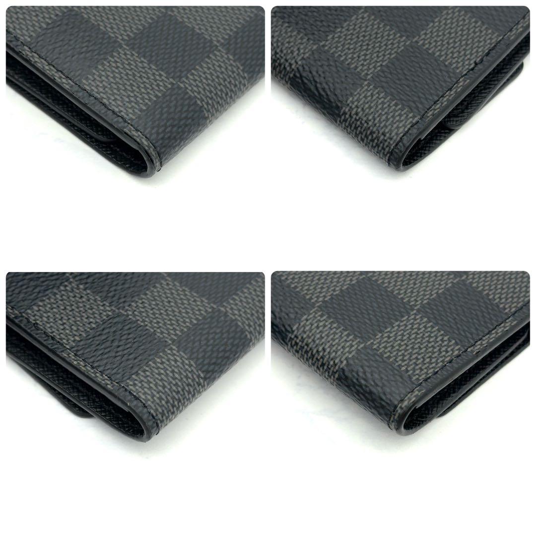 【新品に近い】ルイヴィトン キーケース ダミエ グラフィット ミュルティクレ6