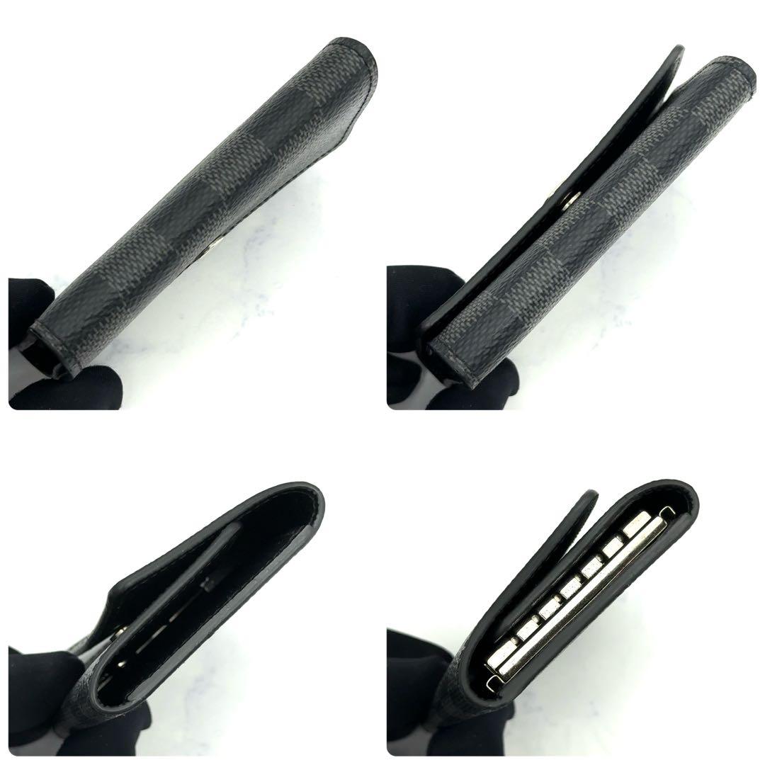 【新品に近い】ルイヴィトン キーケース ダミエ グラフィット ミュルティクレ6