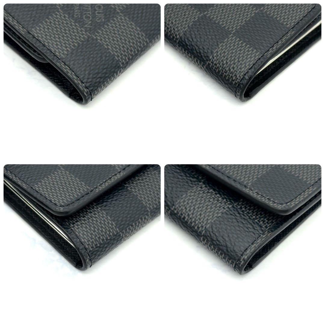 【新品に近い】ルイヴィトン キーケース ダミエ グラフィット ミュルティクレ6