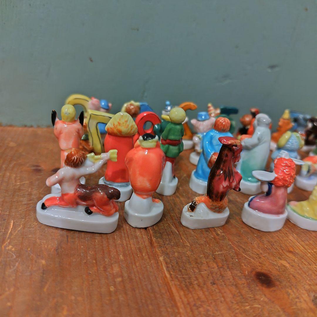 専用出品　ビンテージフェーブ30個おまとめセット　フランス製雑貨ガレット陶器置物