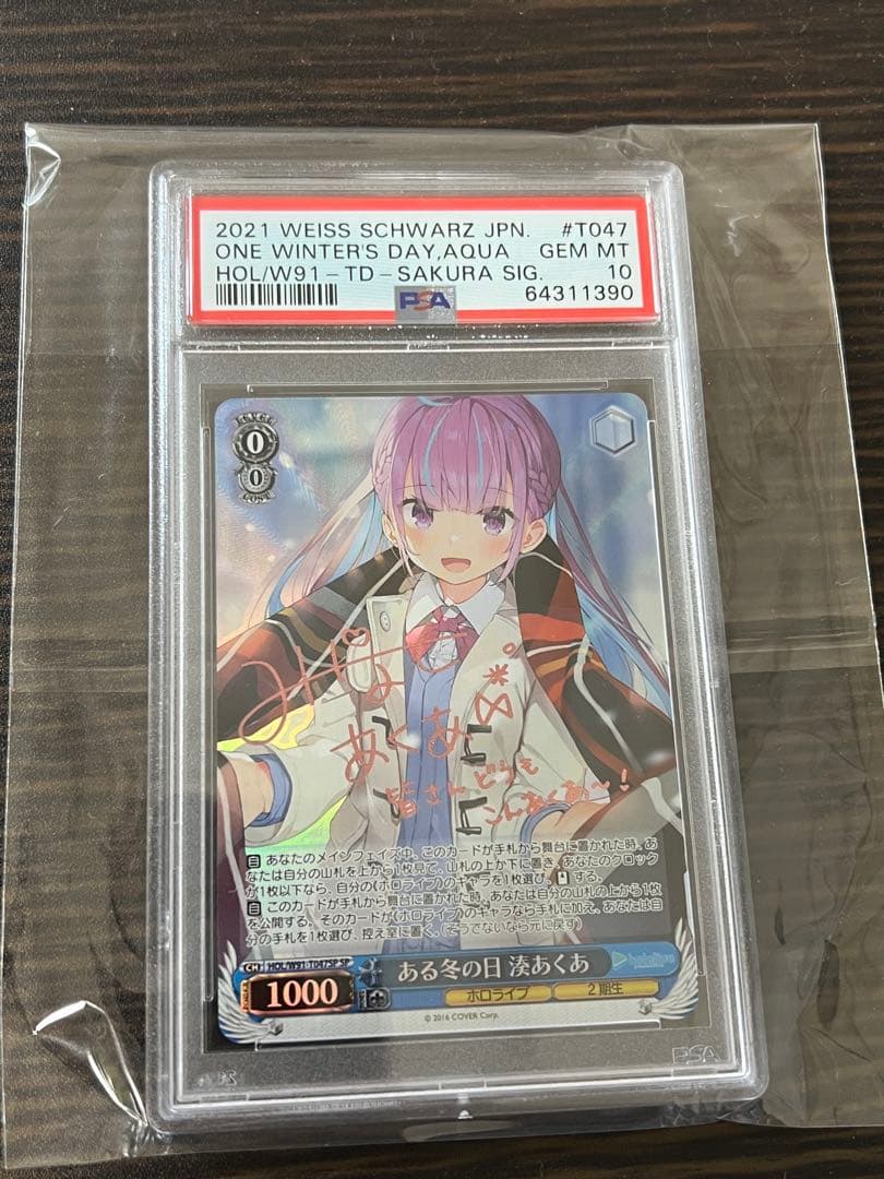 ある冬の日　湊あくあ【psa10】