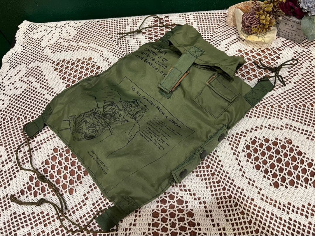 希少 米軍 ベトナム戦争 5QTキャンティーン カバー