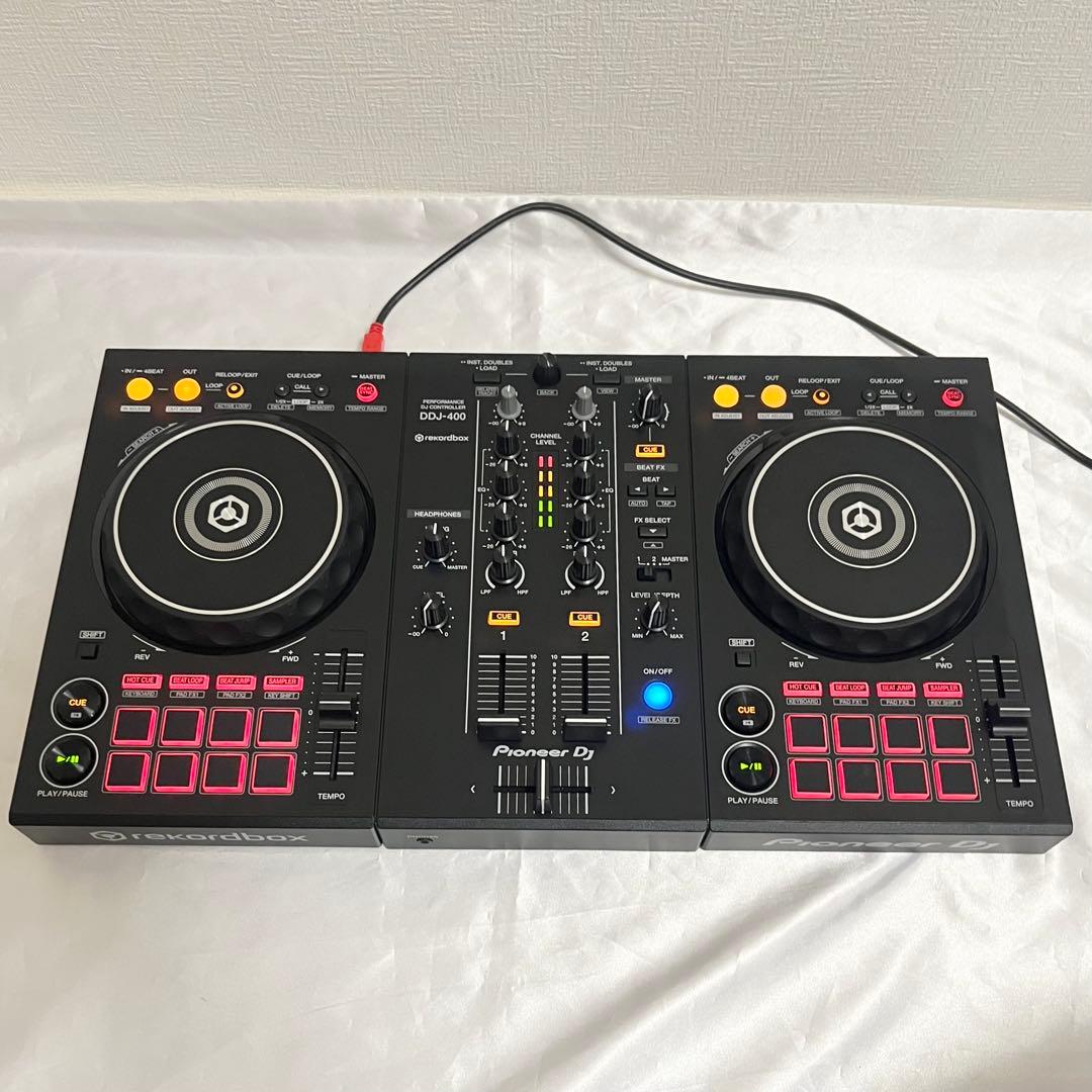 【美品】【完品】【箱、ケース付】Pioneer DDJ-400 DJコントローラ
