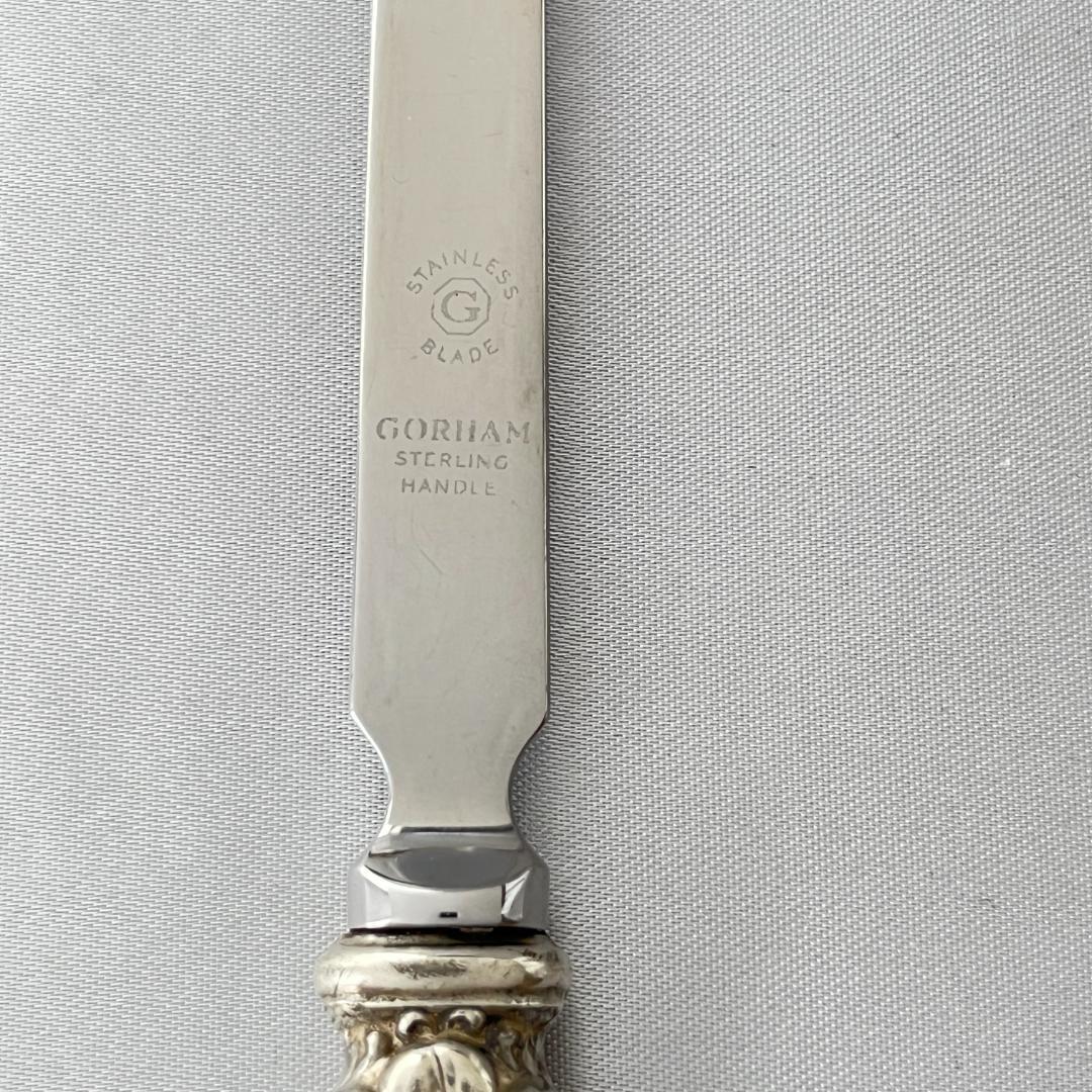 【Gorham】 アールヌーボー レターオープナー / レターナイフ【純銀】