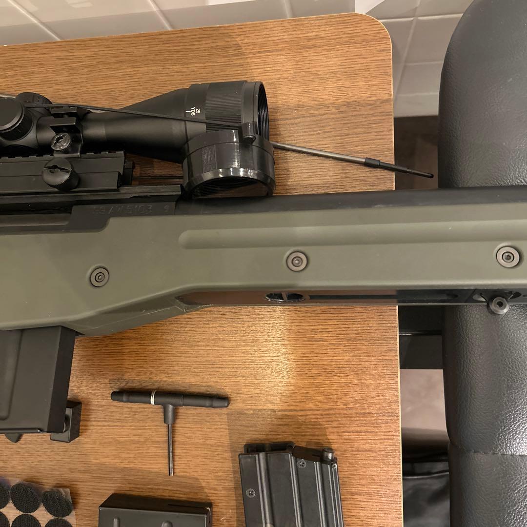 【美品】東京マルイNo7 L96AWS ODボルトアクションエアライフル