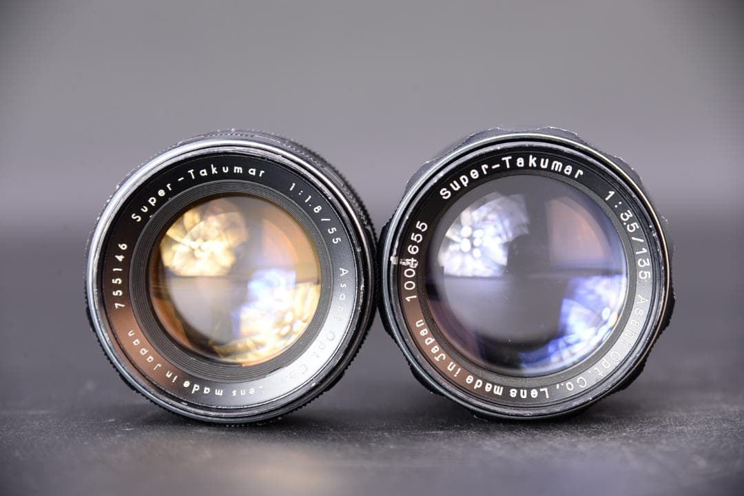 ペンタックス SP & Takumar 55mm f1.8 135mm f3.5