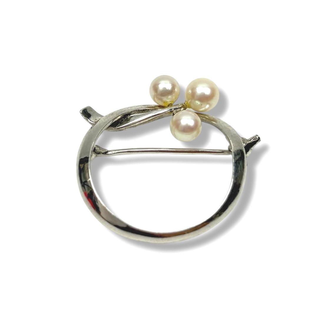 マーキス 　　　MIKIMOTO ミキモト パール 真珠 ブローチ