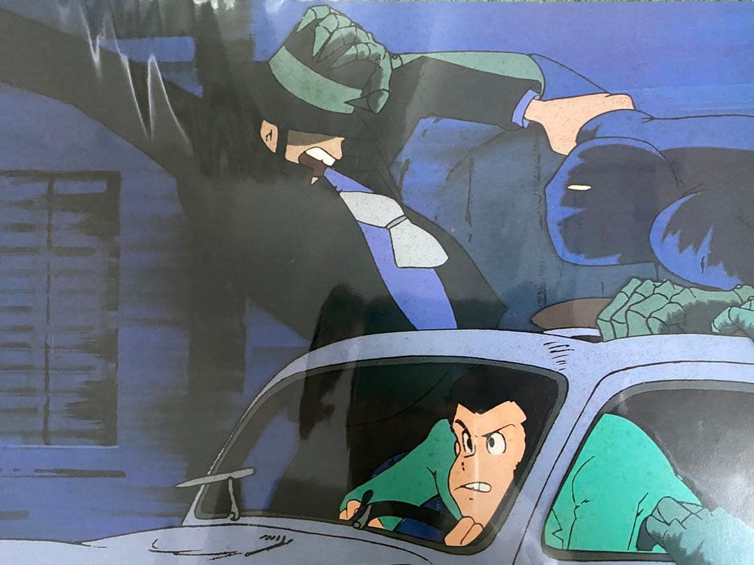 【激レア】ジブリ　カリオストロの城　ロビーカードB 宮崎駿　B4サイズ