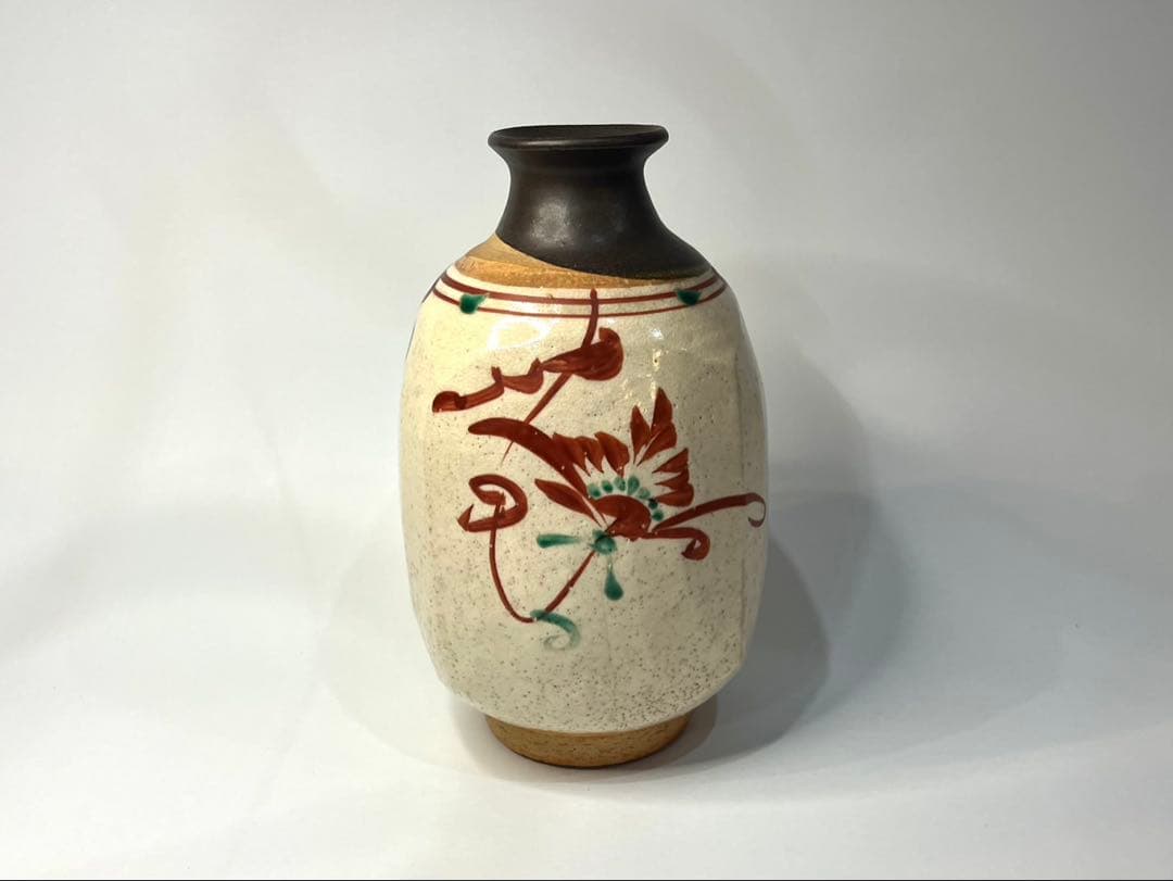 【人間国宝】藤本能堂 赤絵 花瓶