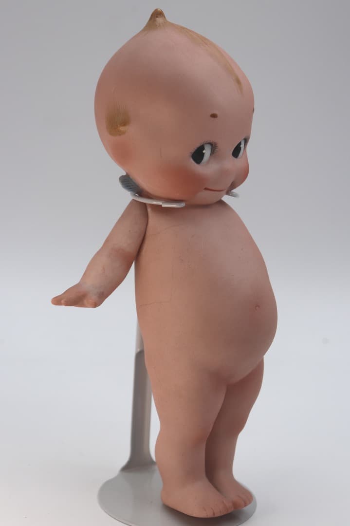 ケストナー製ポーセリン・キューピー、 ビンテージ陶器製人形 約22cm