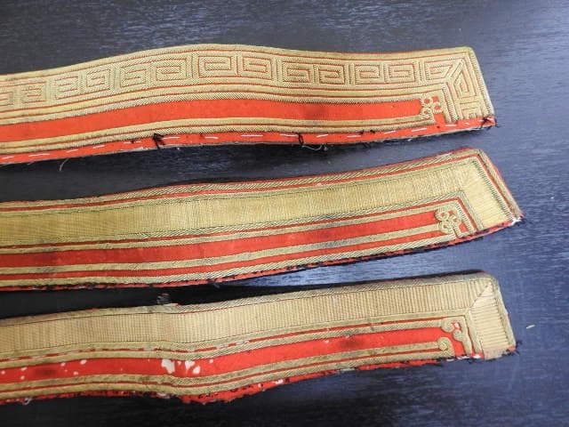 旧日本軍　大礼服袖　3個　MA366