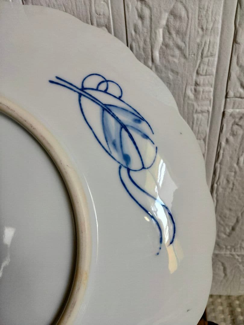 蔵出し 工芸品古伊万里 有田焼 盛皿揃 箱 秀峰作 金彩 絵付 印