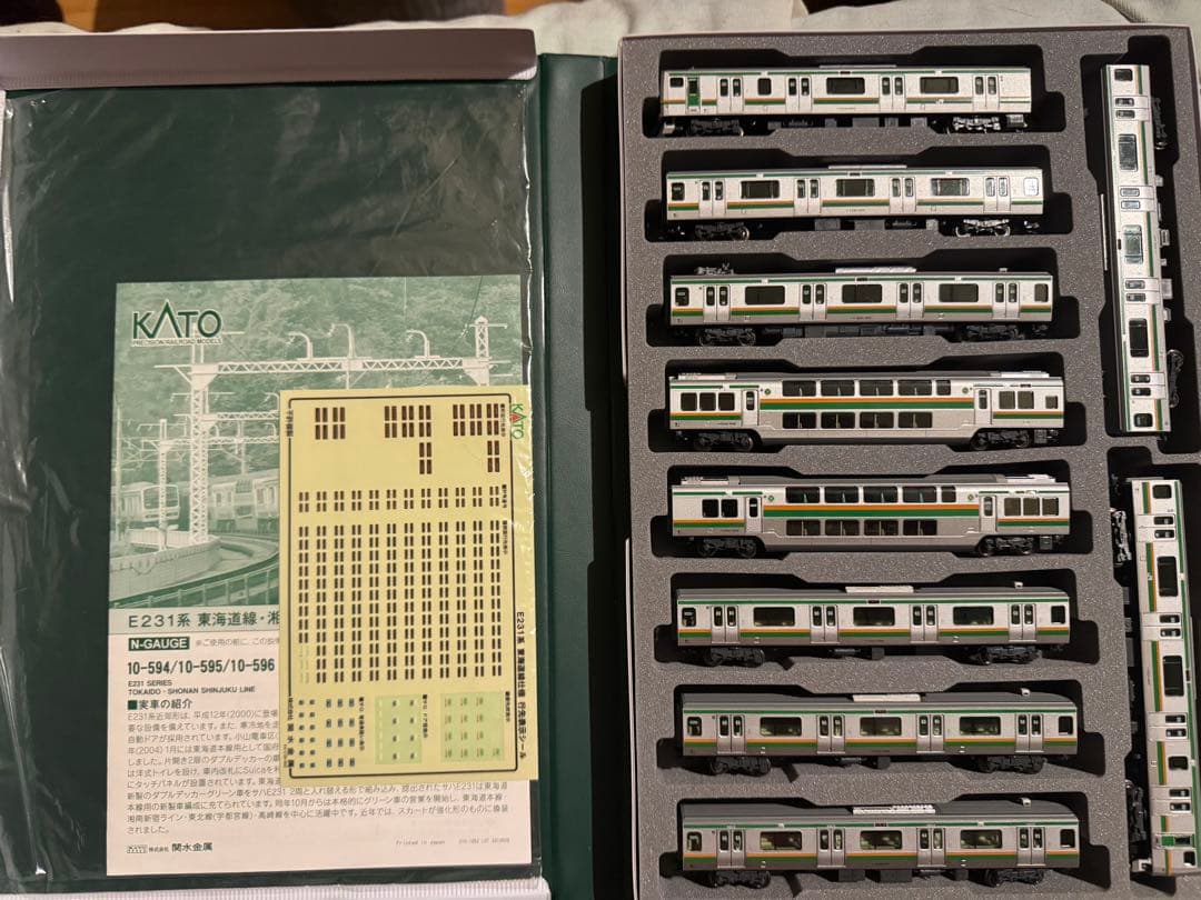 KATO Nゲージ 231系 東海道線　湘南新宿ライン