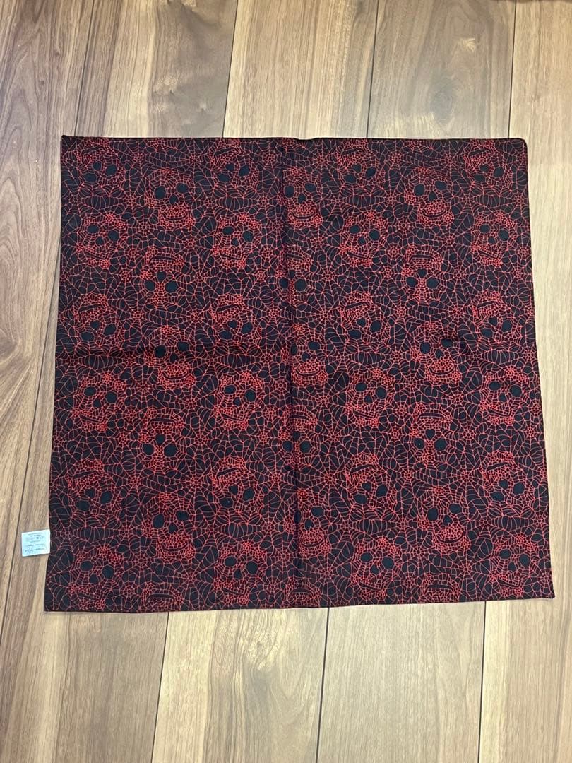 Number (N)ine 蜘蛛の巣デザイン バンダナ　ハンカチ　スカーフ