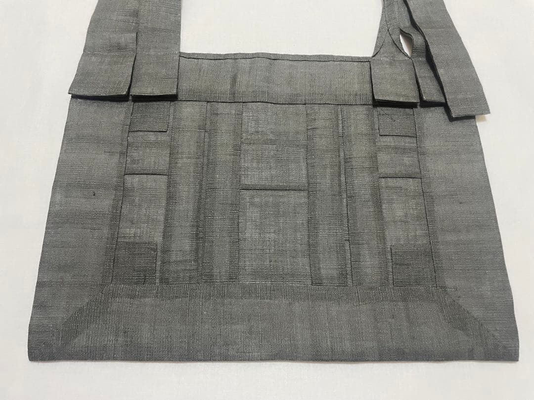 生平麻（薄め）チャコールグレイ　臨済宗　1尺絡子