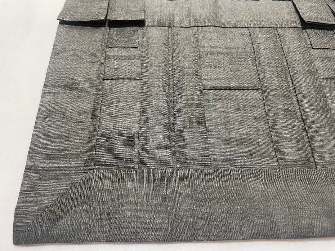 生平麻（薄め）チャコールグレイ　臨済宗　1尺絡子