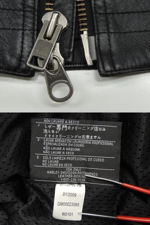 希少XLサイズ ハーレーダビットソン レザー シングル ライダース ジャケット