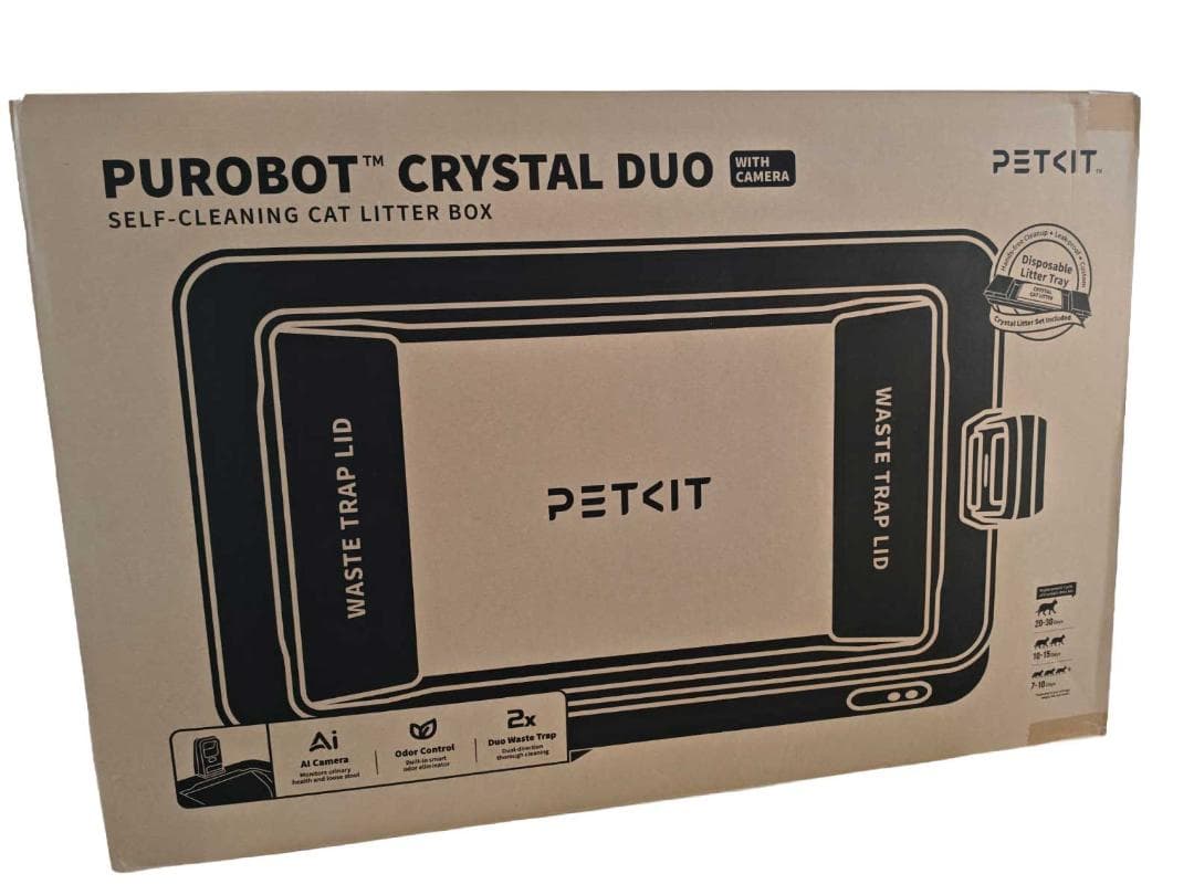 PETKIT 猫 トイレ 自動トイレ ゆるい便が検知 スマホ管理 センサー付き