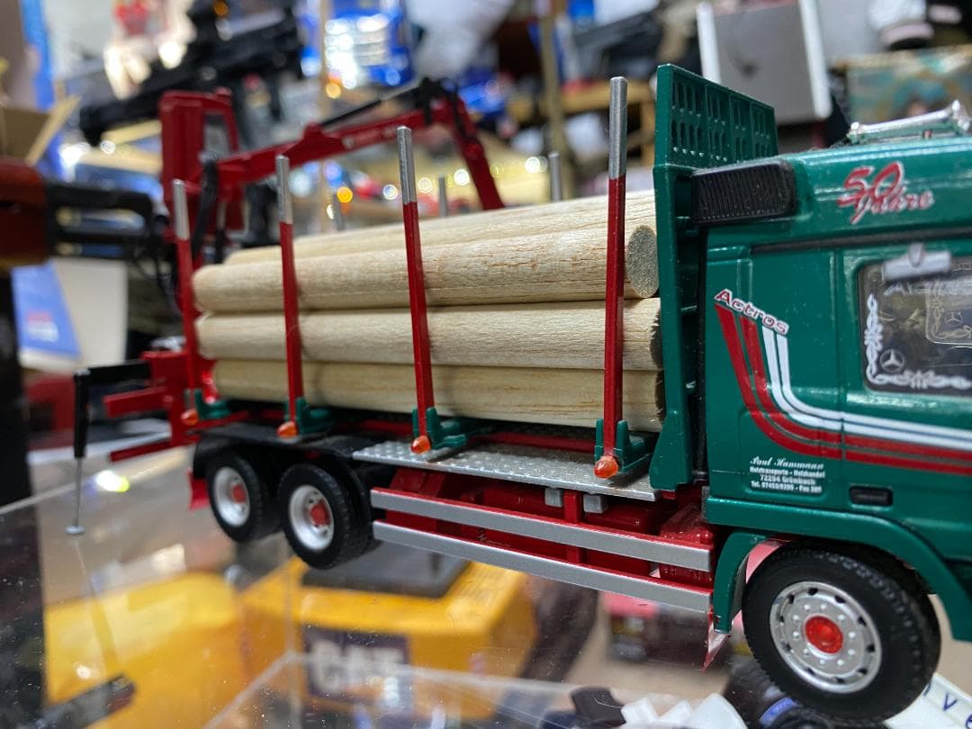 1/50 Conrad DOLL 原木車 材木運搬 メルセデスベンツ アクトロス