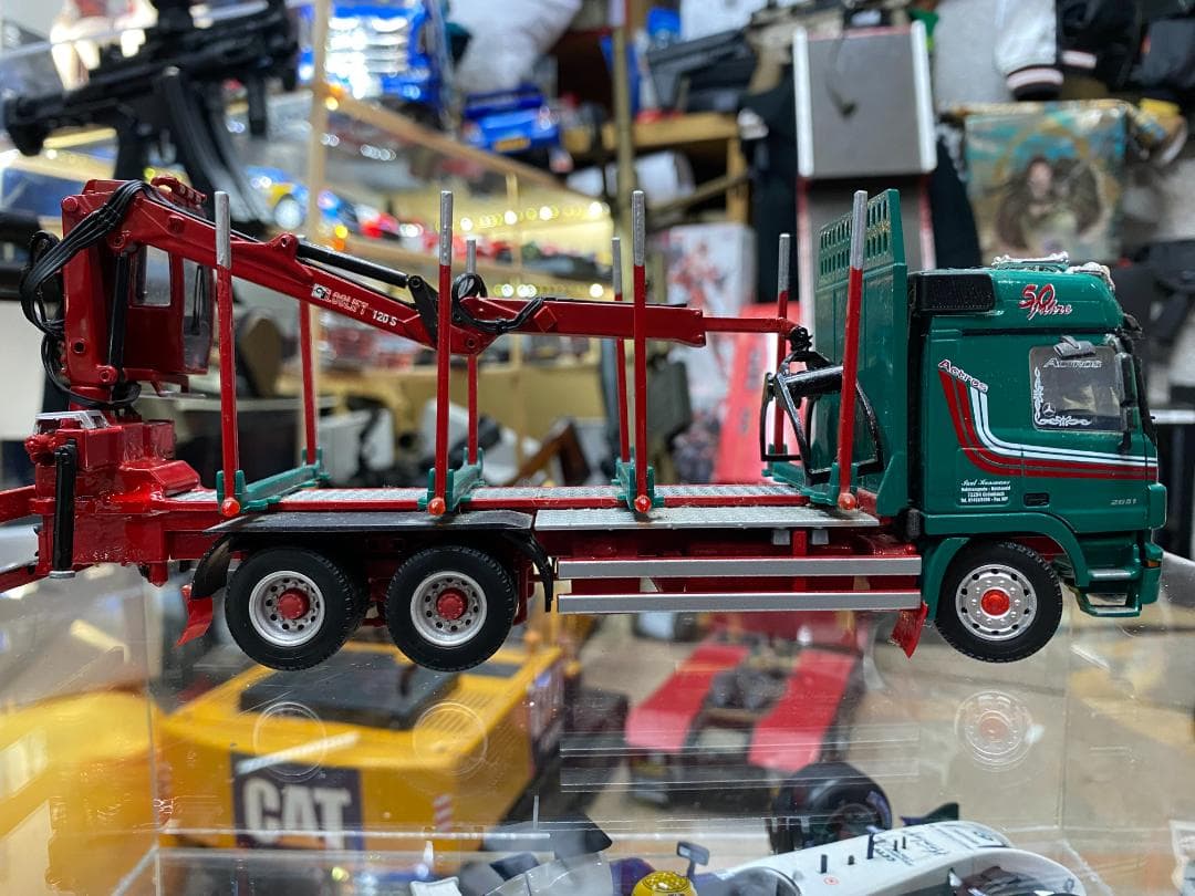 1/50 Conrad DOLL 原木車 材木運搬 メルセデスベンツ アクトロス